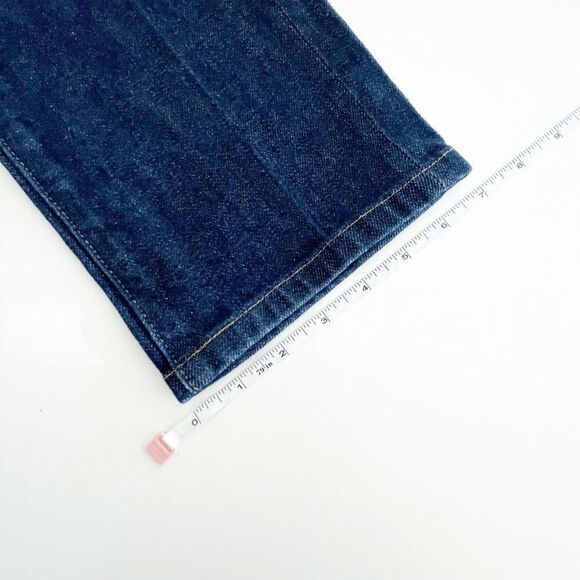 Uniqlo Mens Denim Jeans Selvedge Straight Leg Mid Rise Blue Wash Waist 33 HEMMED - Picture 8 of 11